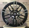 Set da 4 Cerchi in lega Msw72 per Mazda 3 4 5 6 Cx-3 Cx-5 Cx-7 Cx-30 Mx-5 3 Rx-8