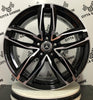 Set 4 Cerchi in lega Atom per Mercedes Classe C E M ML SL GLC GLK SLK CLS GLE IN DOPPIA MISURA