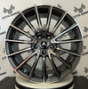 Set da 4 Cerchi in lega Komet per Mercedes Classe C E CLS GLS GLK GLE GLC S M ML SL in Doppia Misura