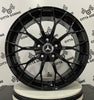 Set da 4 Cerchi in lega Power per Mercedes Classe A B C E CLA GLA GLB VITO GLK GLE GLC
