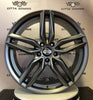 Set da 4 Cerchi in lega Fasten per Nissan Juke Quashqai x-Trail Pulsar Leaf e-NV200