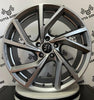 Set 4 Cerchi in lega Kassel per Peugeot 3008 308 407 5008 508 607 GT Line