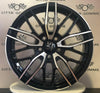 Set da 4 Cerchi in lega Msw72 per Peugeot 3008 308 407 5008 508 607 GT Line