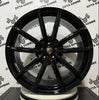 Set 4 Cerchi in lega Titan per Porsche 718 Boxster Cayman 911 Cayenne Taycan Panamera IN DOPPIA MISURA