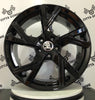 Set 4 Cerchi in lega Angel per Skoda Karoq Kodiaq Octavia Superb Yeti Enyaq