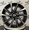 Set da 4 Cerchi in lega AC518 per Smart Forfour II Fortwo III Cabrio Brabus dal 2014>