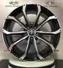Set 4 Cerchi in lega Msw48 per Toyota Auris Avensis C-hr Corolla Prius Rav4 Verso Camry Mirai