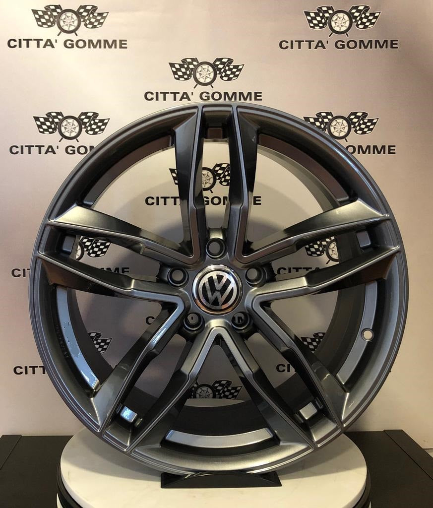 Set da 4 Cerchi in lega AF16 per Volkswagen Golf 5 6 7 8 T-Roc Tiguan Eos Touran Caddy Jetta Beetle Sharan ID3 ID4 ID6