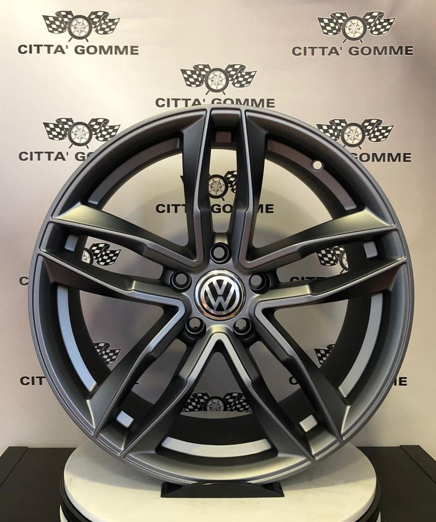 Set da 4 Cerchi in lega AF16 per Volkswagen Golf 5 6 7 8 T-Roc Tiguan Eos Touran Caddy Jetta Beetle Sharan ID3 ID4 ID6