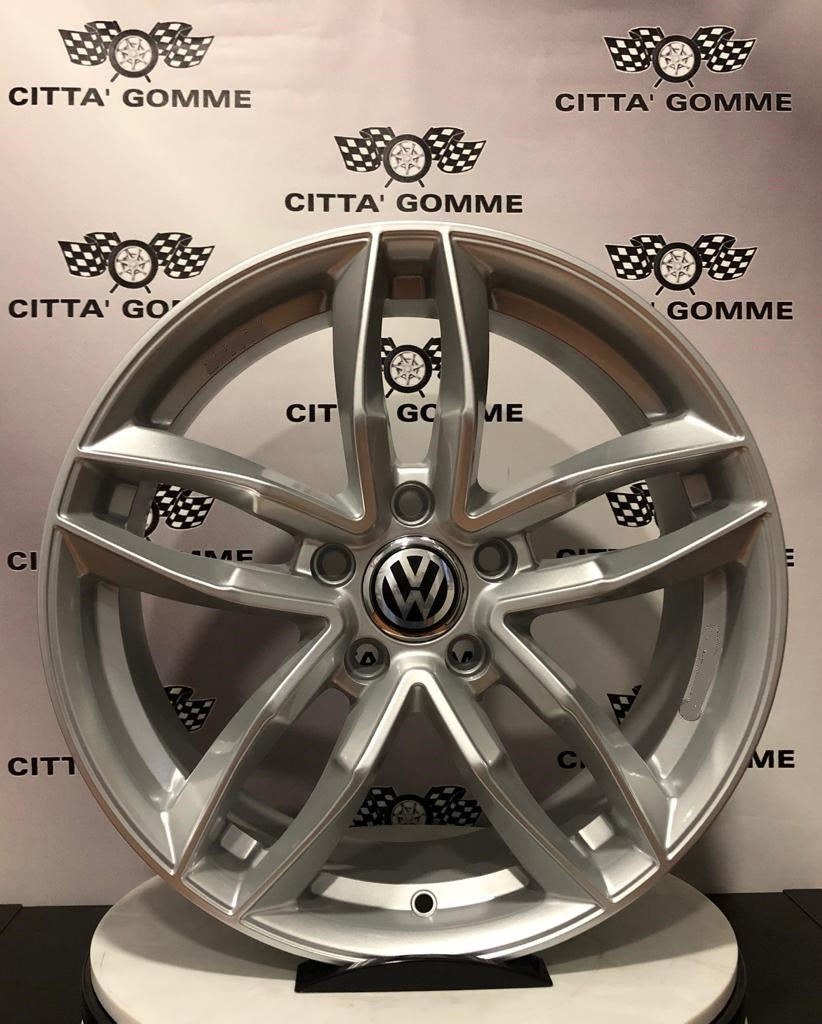 Set da 4 Cerchi in lega AF16 per Volkswagen Golf 5 6 7 8 T-Roc Tiguan Eos Touran Caddy Jetta Beetle Sharan ID3 ID4 ID6