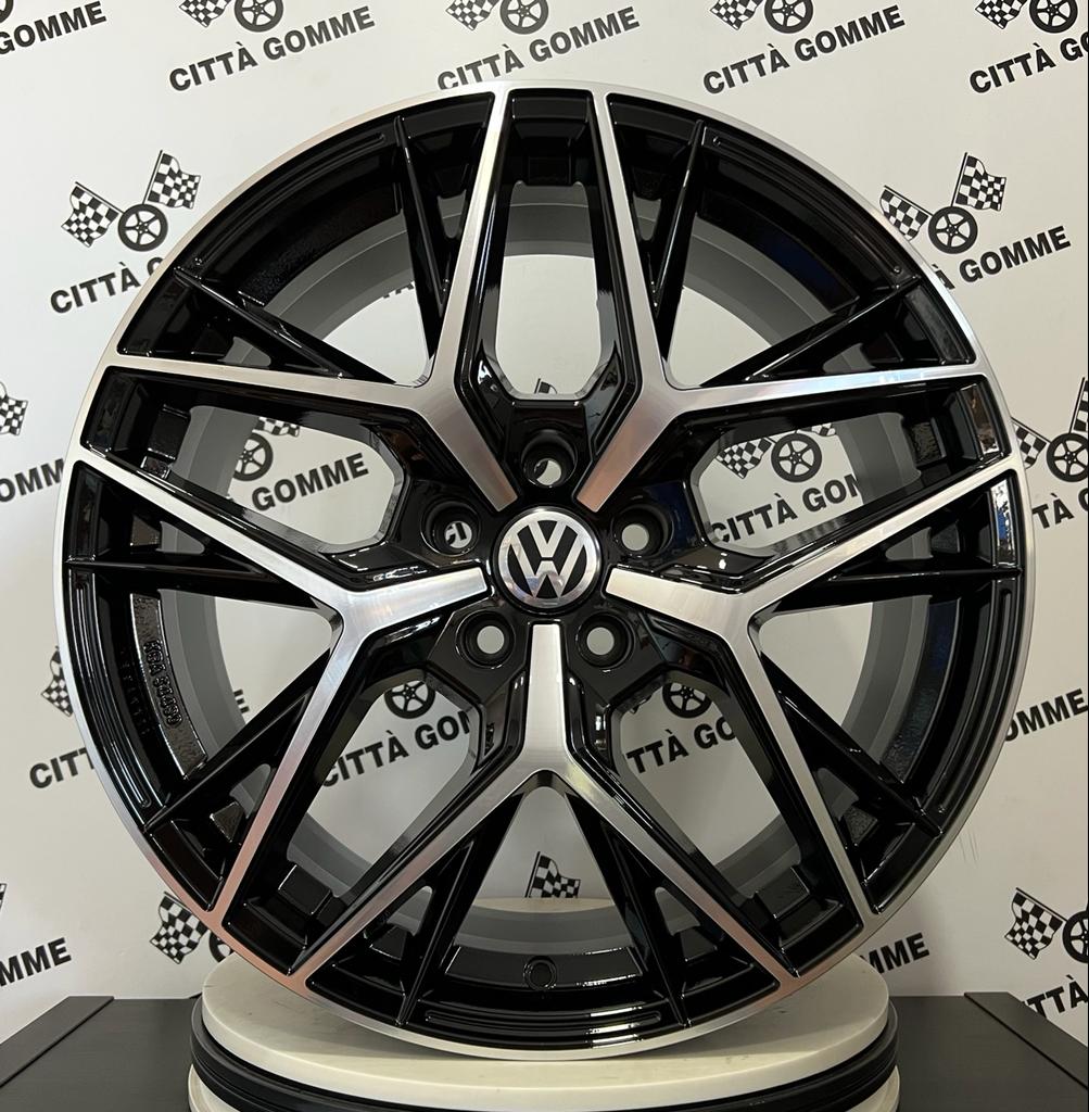 Set 4 Cerchi in lega Lunica per Volkswagen Polo T-Cross Fox New Beetle Vento Golf IV Taigo