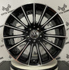 Set da 4 Cerchi in lega Msw30 per Volkswagen Golf 5 6 7 8 T-Roc Tiguan Eos Touran Caddy Jetta Beetle Sharan ID3
