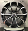 Set 4 Cerchi in lega Msw48 per Volkswagen Amarok Crafter Caravelle Multivan Transporter Kombi California T5 T6 T7