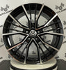 Set 4 Cerchi in lega Union per Volkswagen Golf 5 6 7 8 T-Roc Tiguan Eos Touran Caddy Jetta Beetle Sharan ID3 ID4 ID6