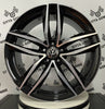 Set 4 Cerchi in lega Vulcano per Volkswagen Golf 5 6 7 8 T-Roc Tiguan Eos Touran Caddy Jetta Beetle Sharan ID3