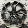 Set 4 Cerchi in lega Rebel per Volkswagen Golf 5 6 7 8 T-Roc Tiguan Eos Touran Caddy Jetta Beetle Sharan ID3 ID4 ID6