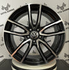 Set da 4 Cerchi in lega Evo per Volkswagen Golf 5 6 7 8 T-Roc Tiguan Eos Touran Caddy Jetta Beetle Sharan ID3 ID4 ID6